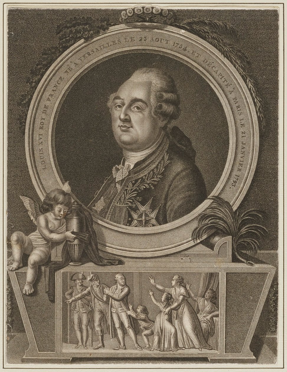 Ludwik XVI - król Francji autorstwa Unknown artist