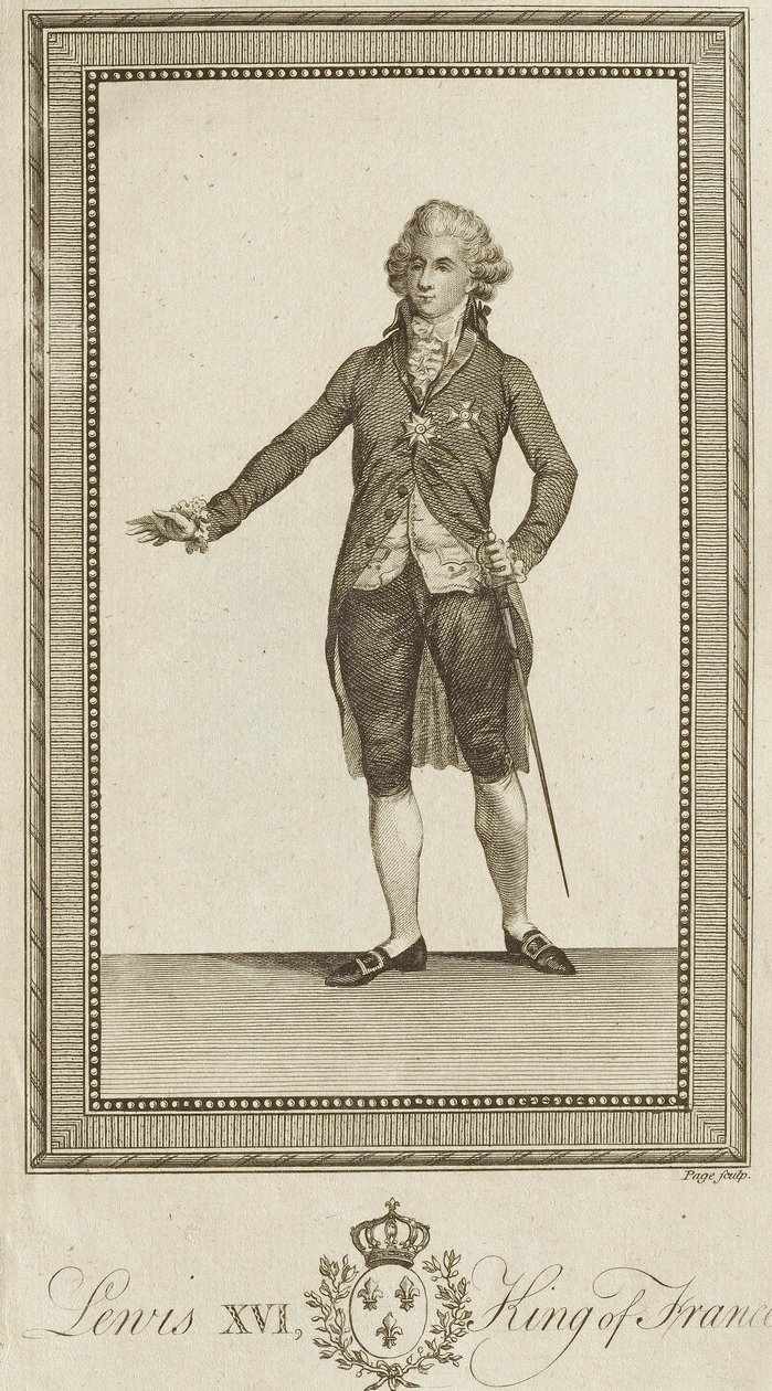 Ludwik XVI, król Francji autorstwa Unknown artist