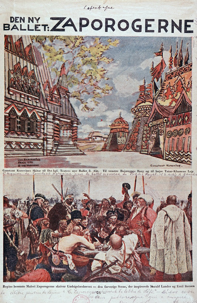 Teatr Liryczny: Zaporogi (Zaporogne) - Biblia operowa. autorstwa Unknown artist