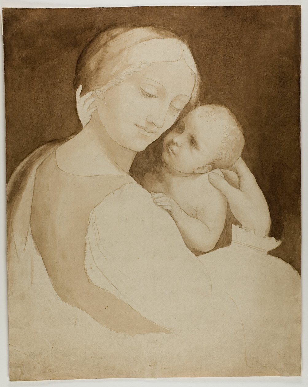 Madonna z Dzieciątkiem (recto) i fragment torsu kobiety (verso) autorstwa Unknown artist