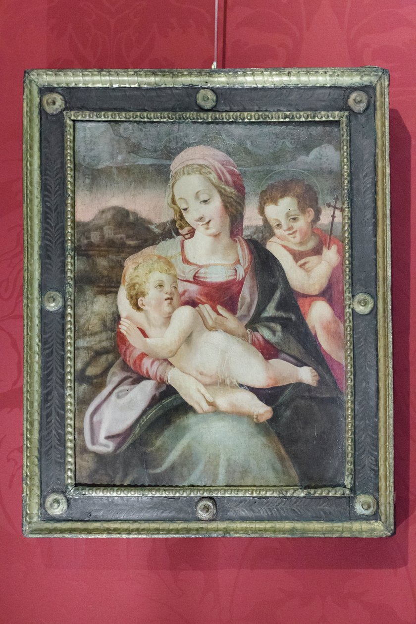 Madonna z Dzieciątkiem i św. Janem Chrzcicielem autorstwa Unknown artist