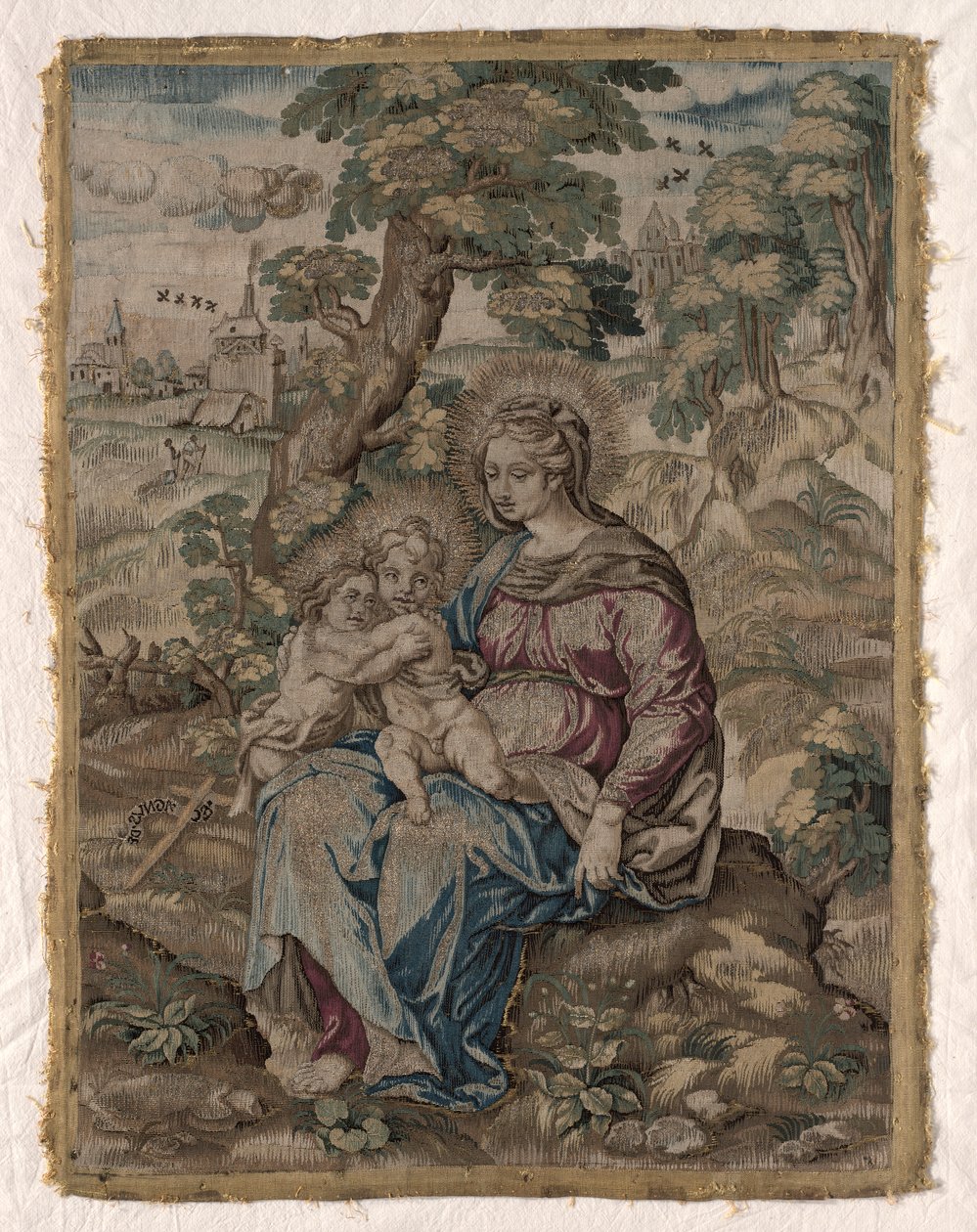 Madonna z Dzieciątkiem Jezus i św. Janem Chrzcicielem autorstwa Unknown artist