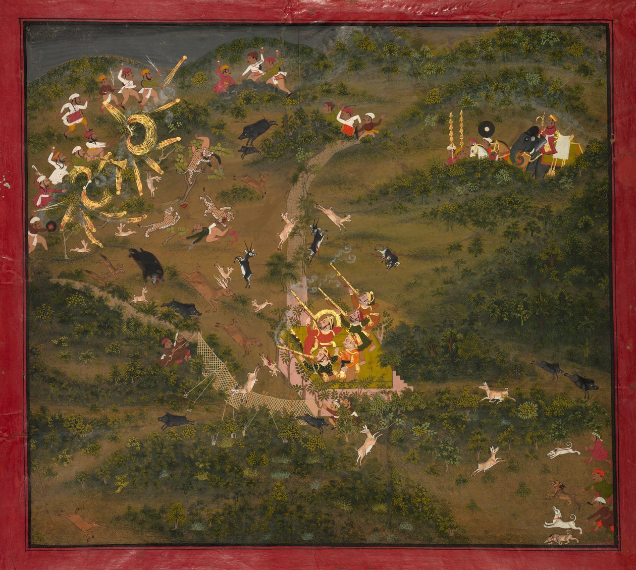 Maharaja Jagat Singh Polowanie autorstwa Unknown artist