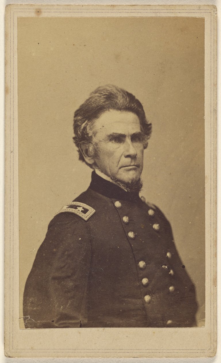 Generał [major] [Ormsby McKnight] Mitchell (1810-1862) autorstwa Unknown artist
