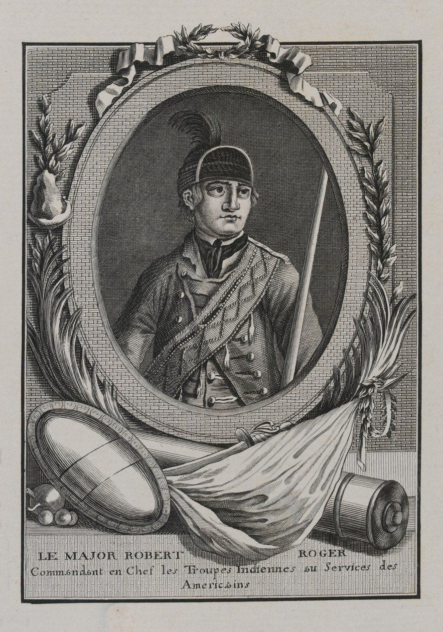 Major Robert Rogers autorstwa Unknown artist