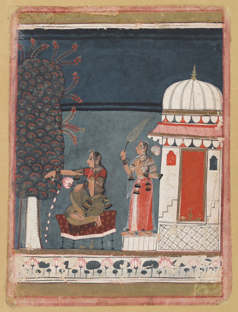 Malashri Ragini z serii Ragmala autorstwa Unknown artist