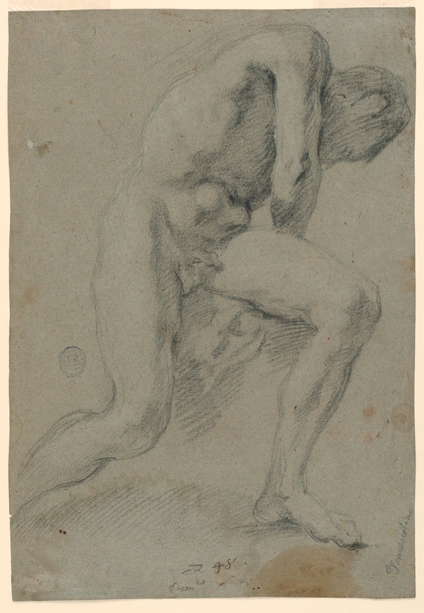 Mężczyzna nago autorstwa Unknown artist