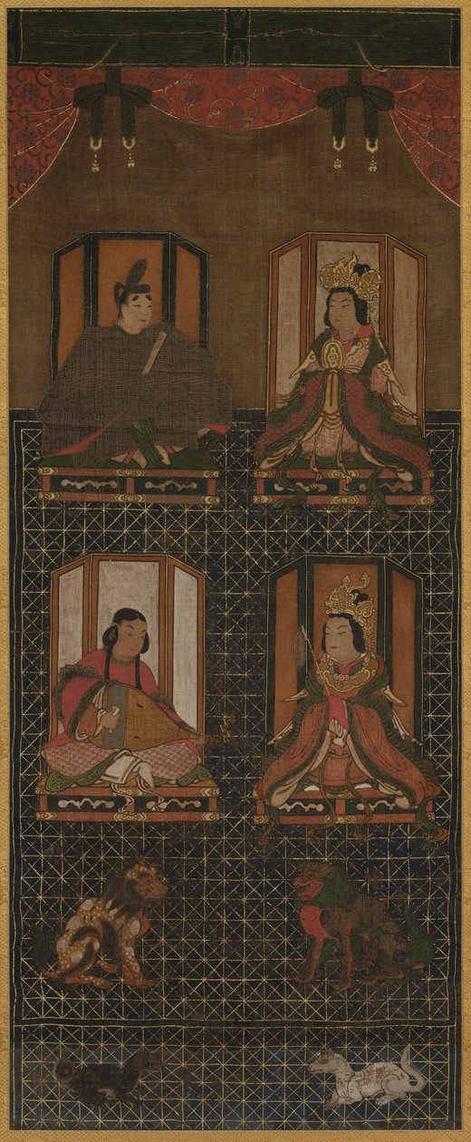 Mandala Czterech Bóstw Góry Kōya autorstwa Unknown artist