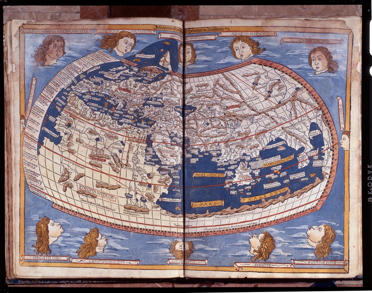 Mapa Ptolemeusza opublikowana w 1482 roku. autorstwa Unknown artist