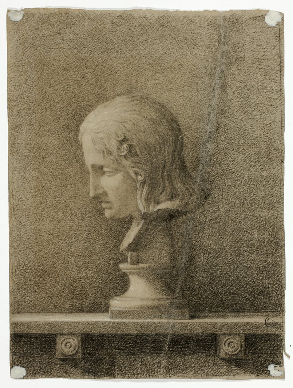 Marmurowe popiersie młodego mężczyzny autorstwa Unknown artist