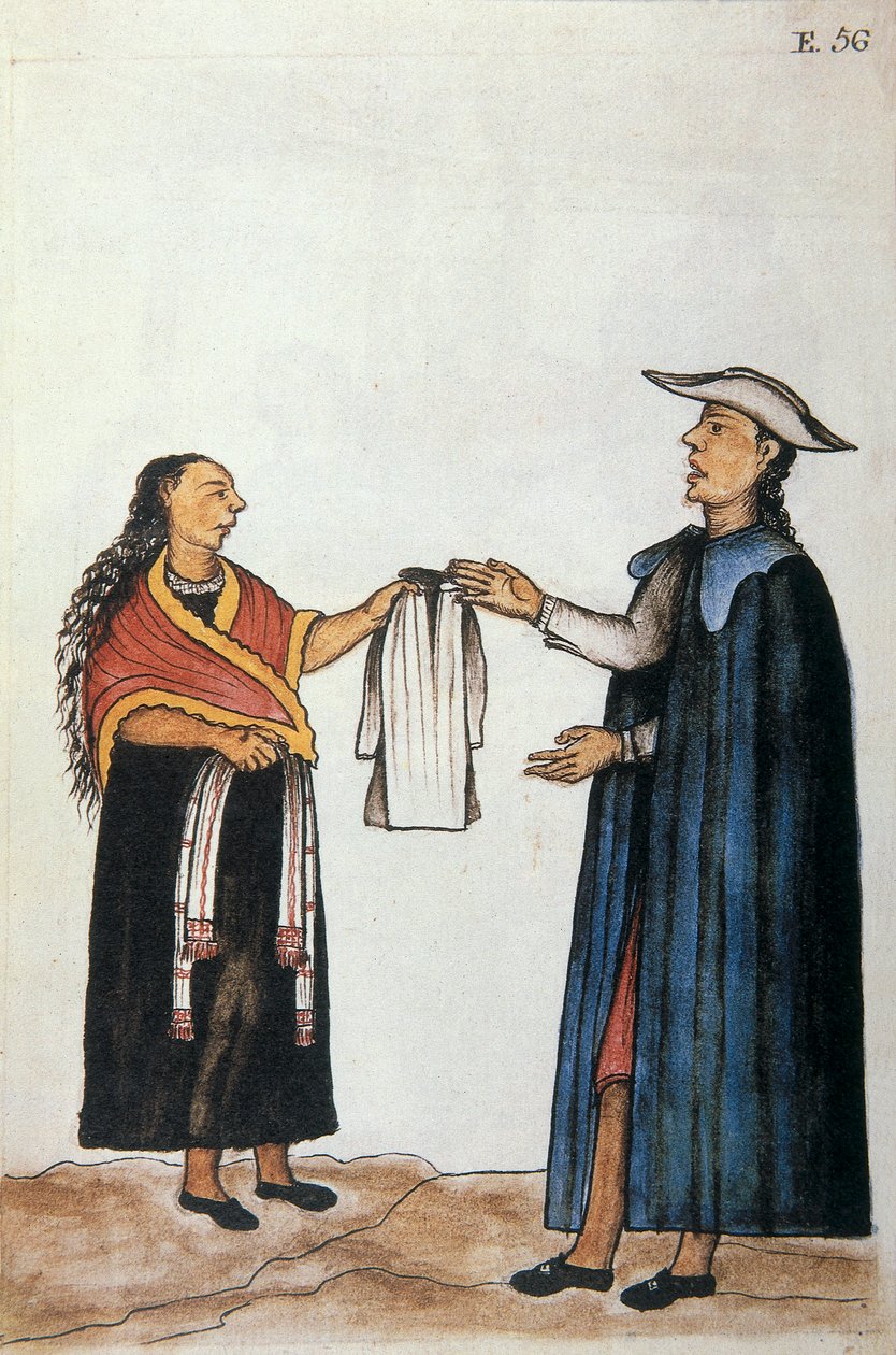 Książka „Trujillo Del Peru” lub „Codex Martinez Companion”, autorstwa Baltazara Martineza Companion i Bujandy, biskupa Trujillo (1782-1785) autorstwa Unknown artist