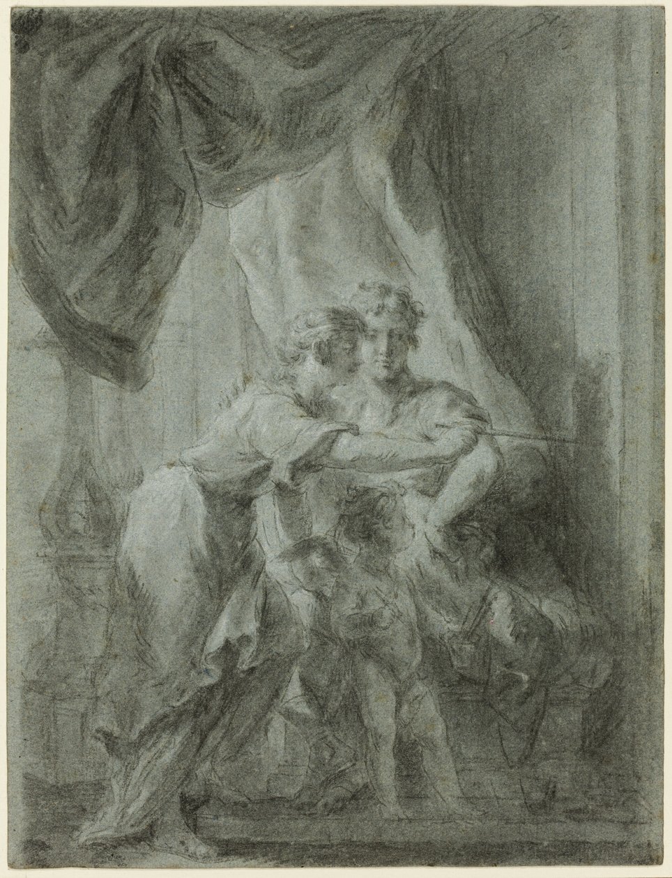 Mars, Wenus i Kupidyn autorstwa Unknown artist