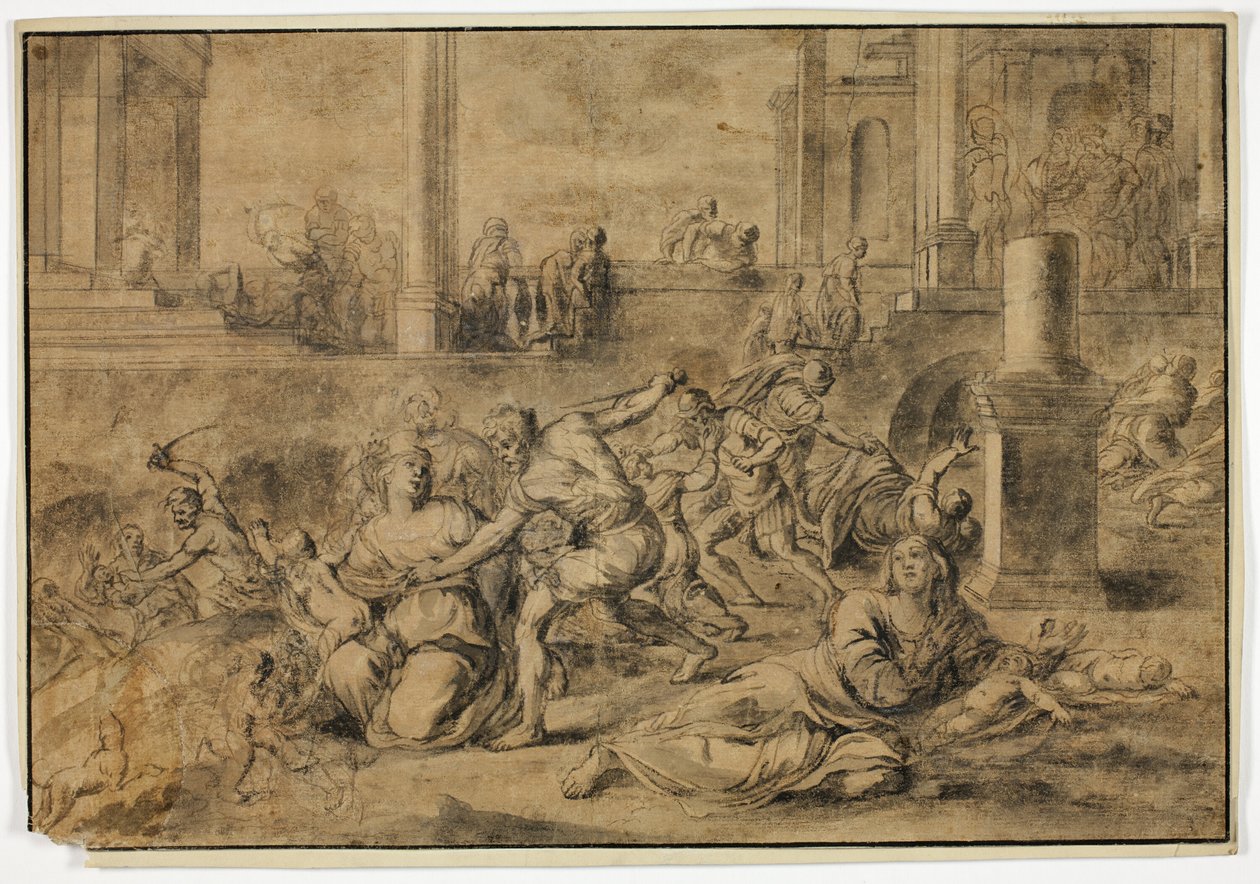 Masakra niewinnych autorstwa Unknown artist