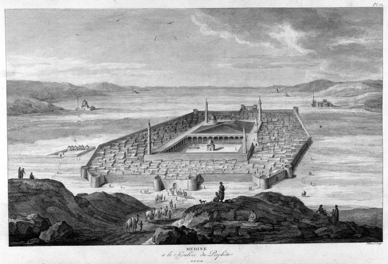 Medine i grób kalifów. autorstwa Unknown artist