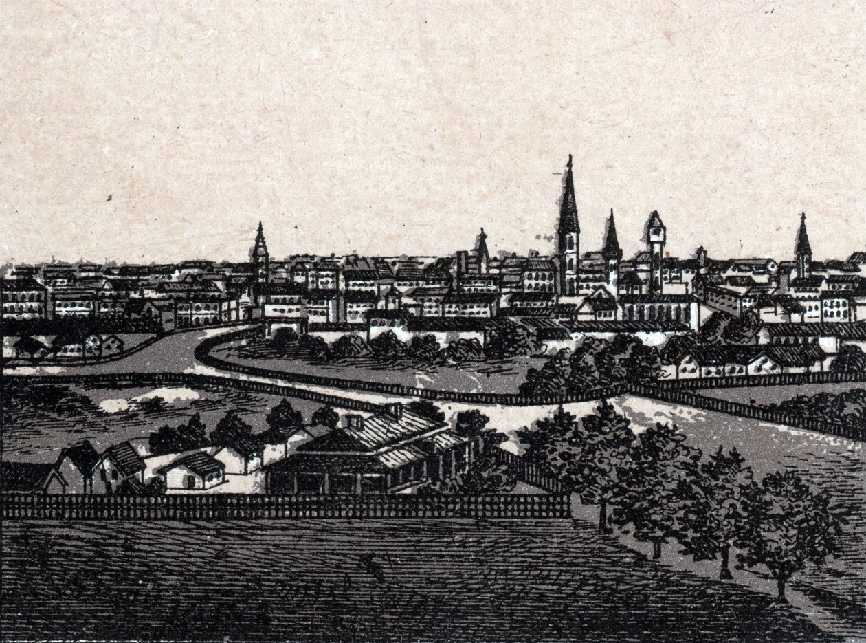 Melbourne, Australia; Ogólny widok. w „Świat ilustruje 168 poglądów” bez daty (koniec XIX wieku) autorstwa Unknown artist