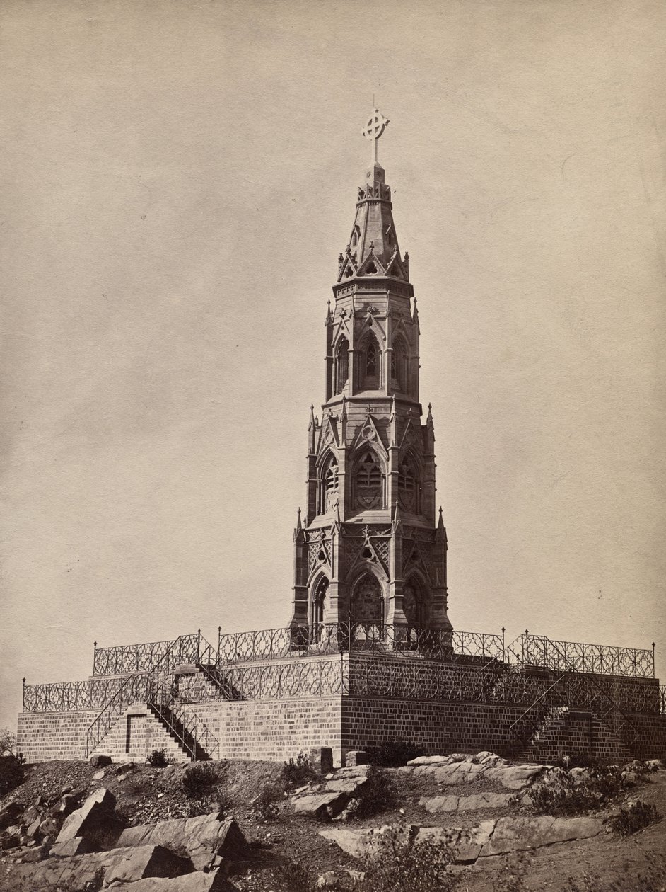 Pomnik upamiętniający żołnierzy brytyjskich w 1859 r. autorstwa Unknown artist