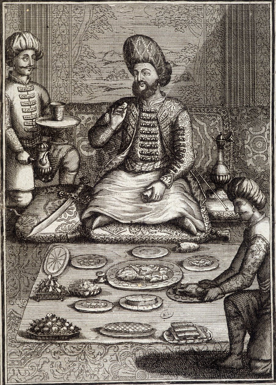 Méhémet Réza Beg, ambasador Persji, początek XVIII wieku. autorstwa Unknown artist