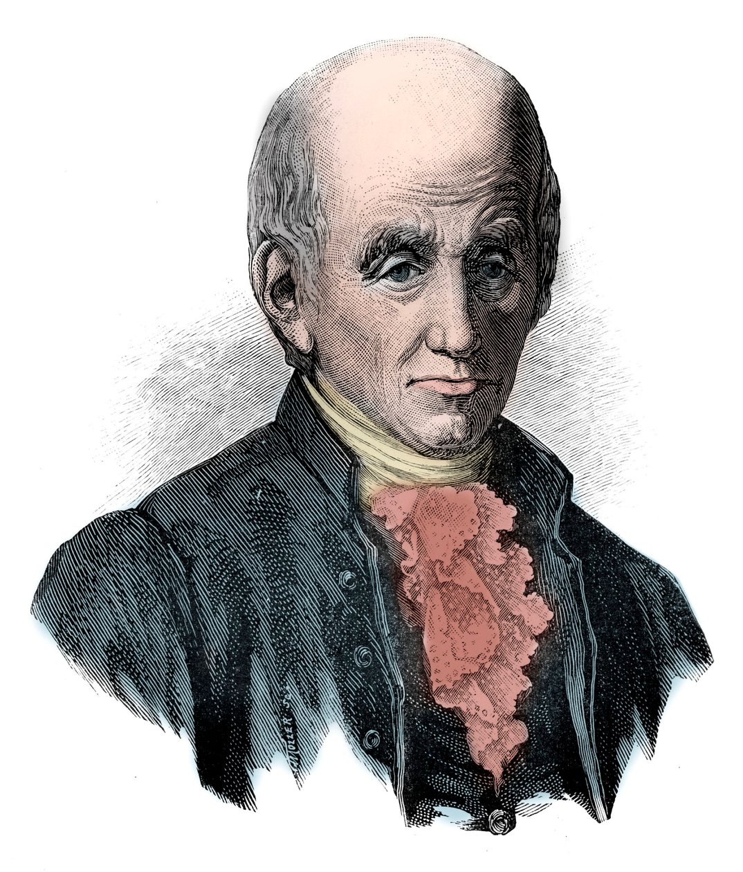 Michel Adanson (1727-1806), francuski botanik. autorstwa Unknown artist