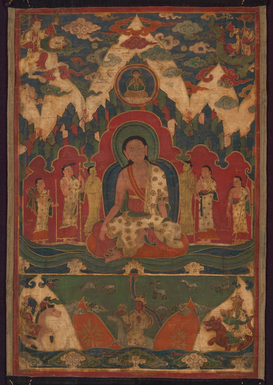 Milarepa na górze Kailash autorstwa Unknown artist
