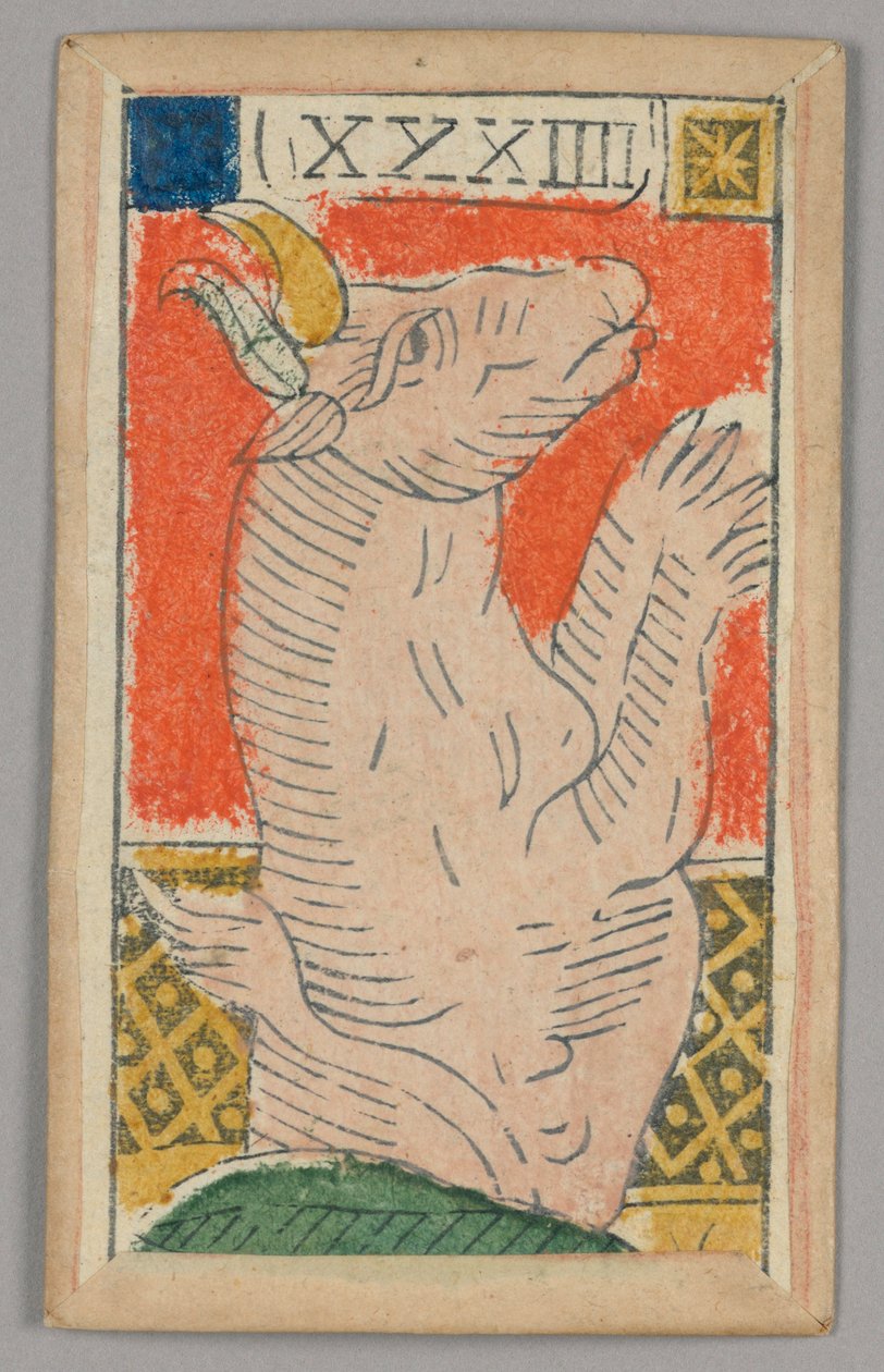 Karta do gry Minchiate (Tarot) autorstwa Unknown artist