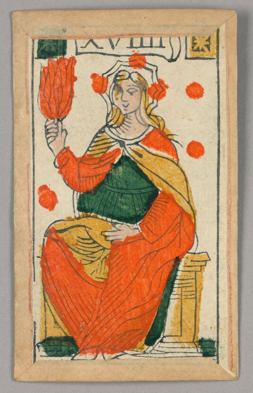 Karta do gry Minchiate (Tarot) autorstwa Unknown artist