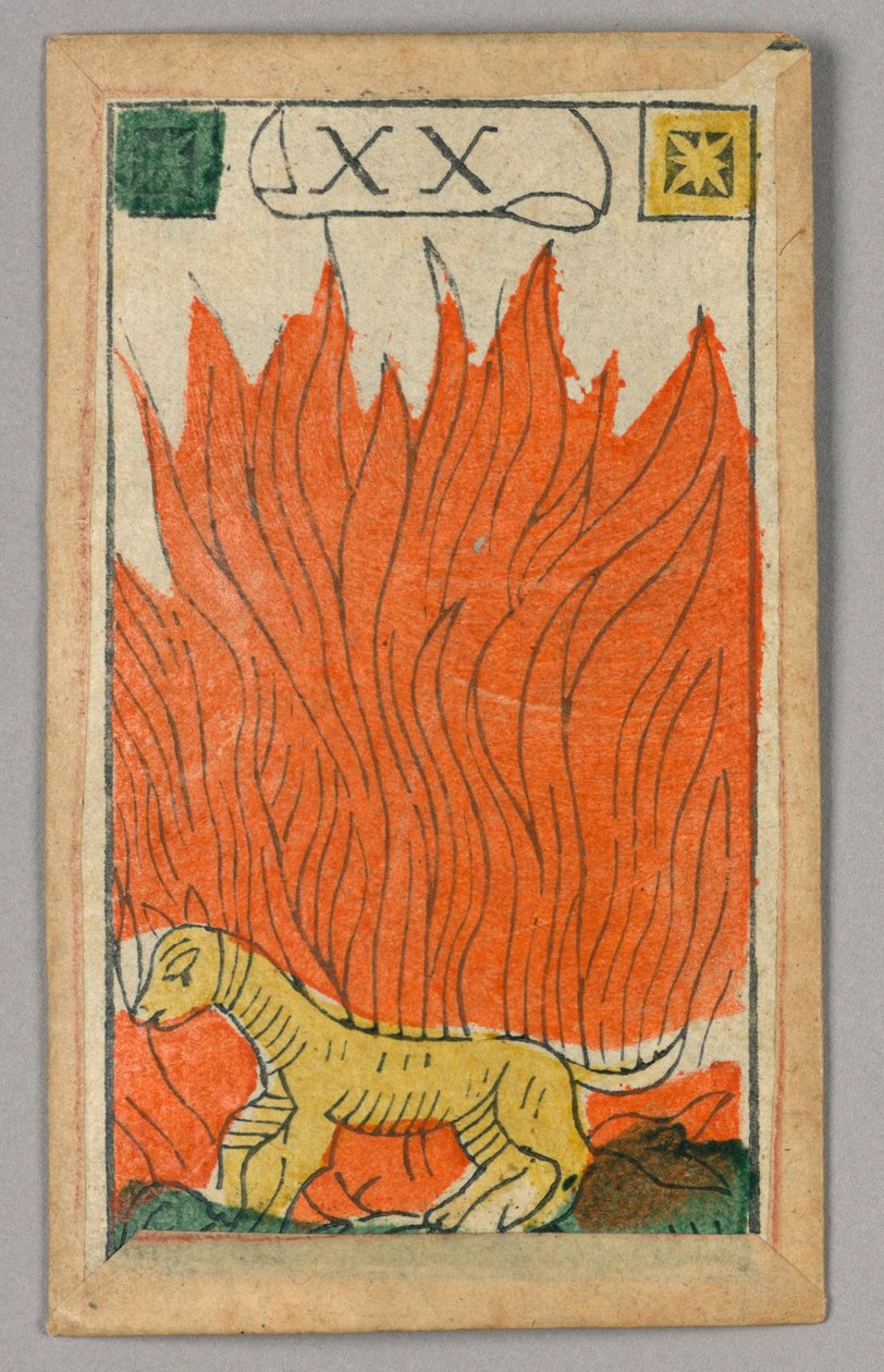 Karta do gry Minchiate (Tarot) autorstwa Unknown artist