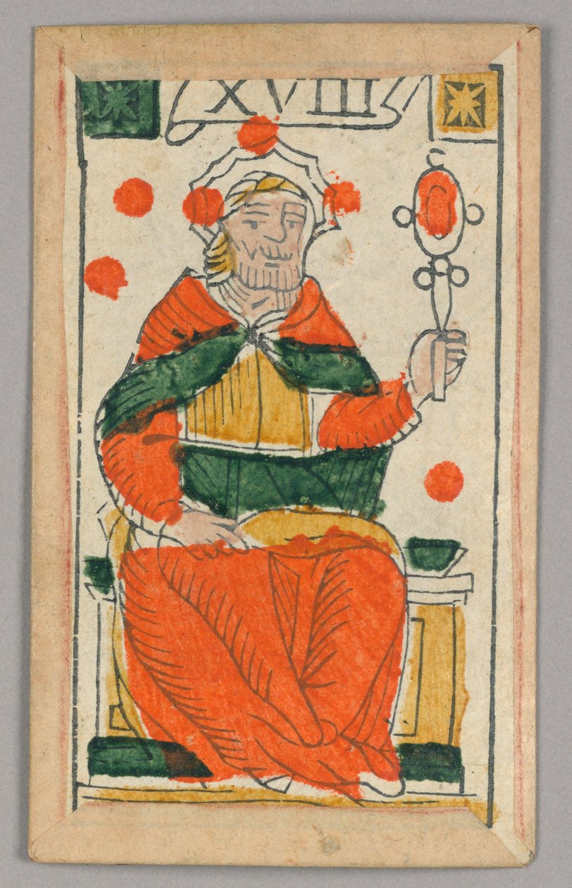 Karta do gry Minchiate (Tarot) autorstwa Unknown artist