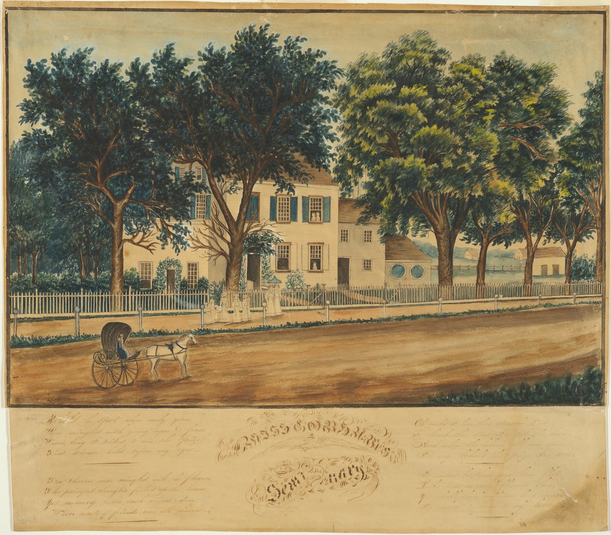 Seminarium panny Gorham autorstwa Unknown artist