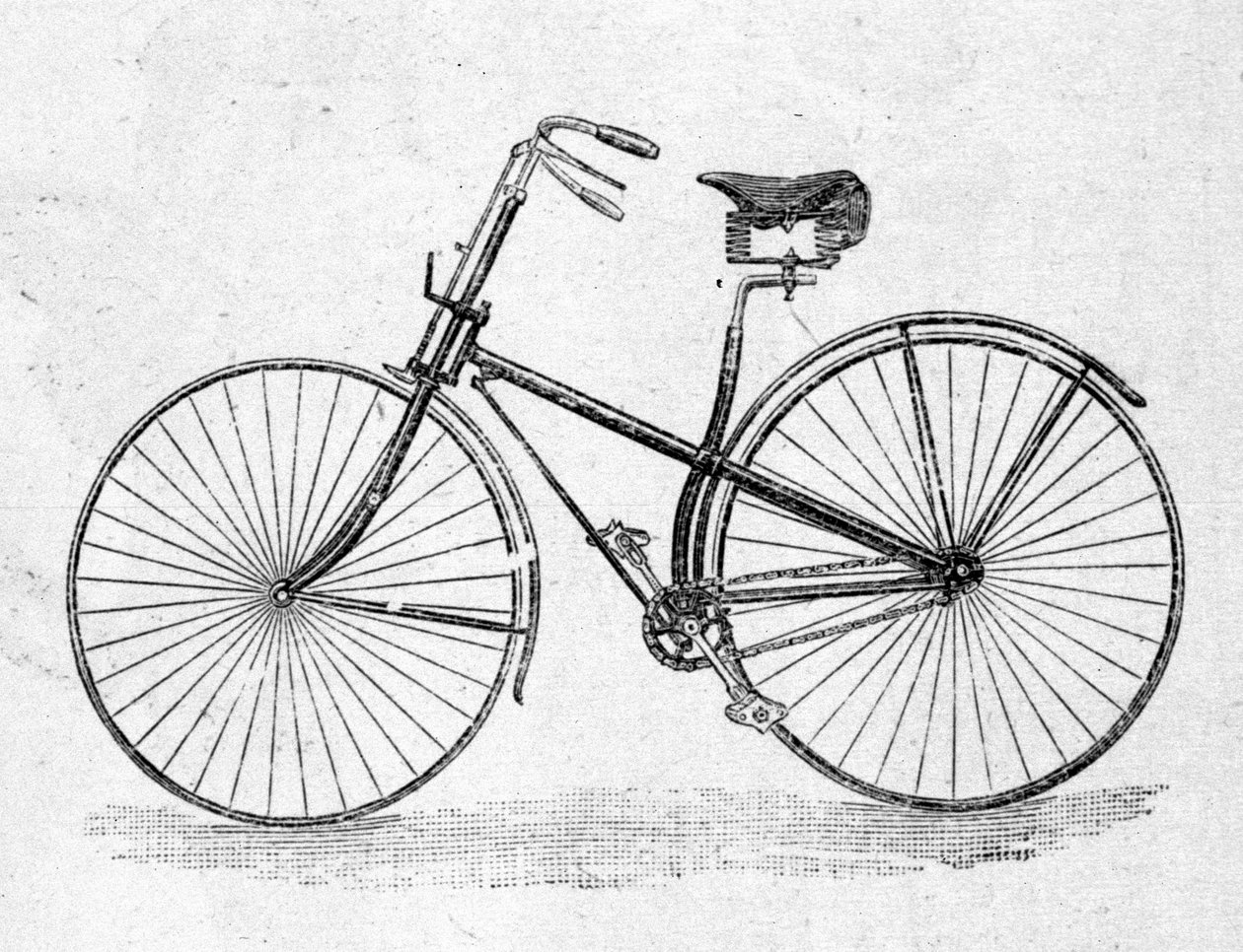 Model roweru o prostym korpusie. autorstwa Unknown artist