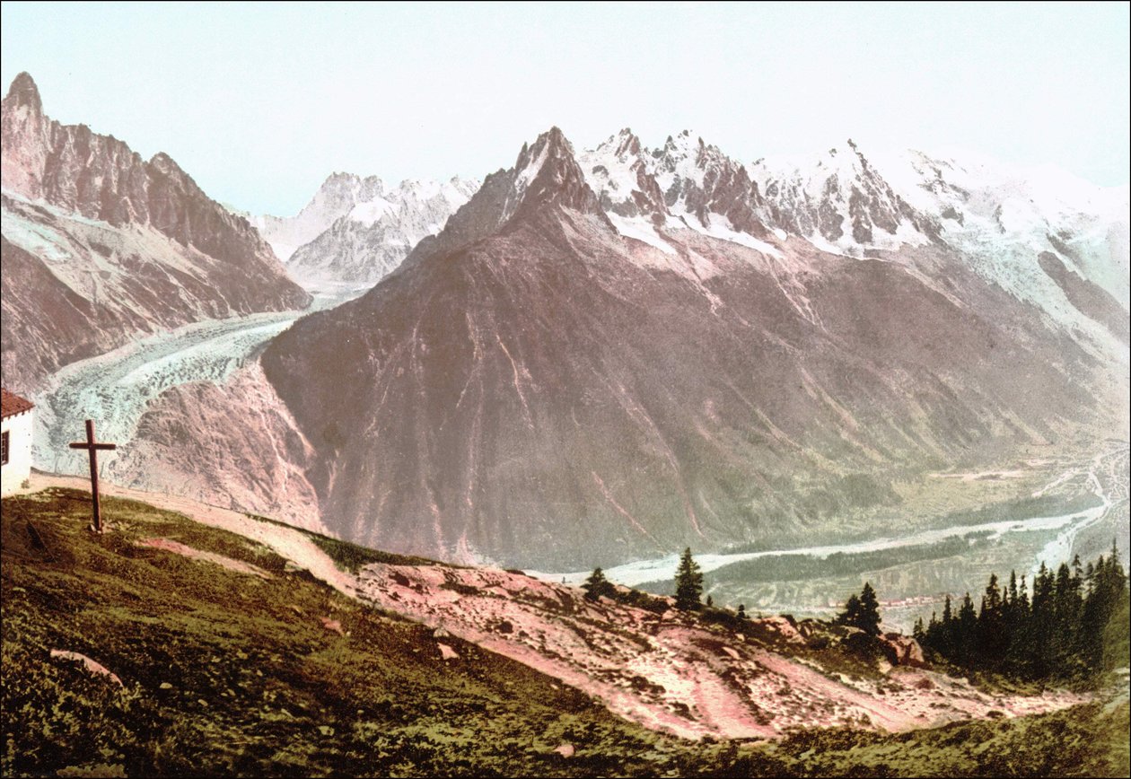 Mont Blanc około 1890 r autorstwa Unknown artist