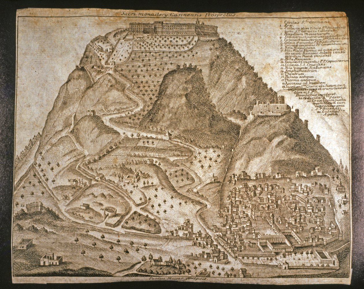 Montecassino: Klasztor autorstwa Unknown artist