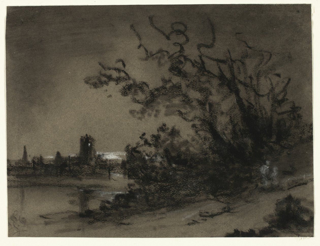 Scena księżycowa autorstwa Unknown artist