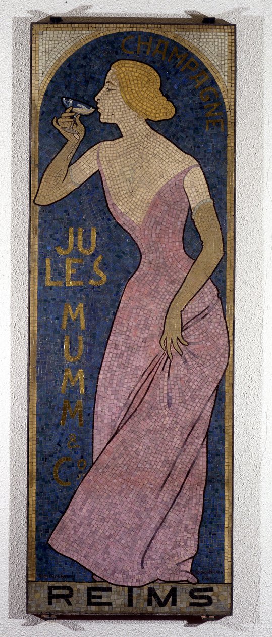 Mozaika na Szampańską Mummę, koniec XIX wieku autorstwa Unknown artist