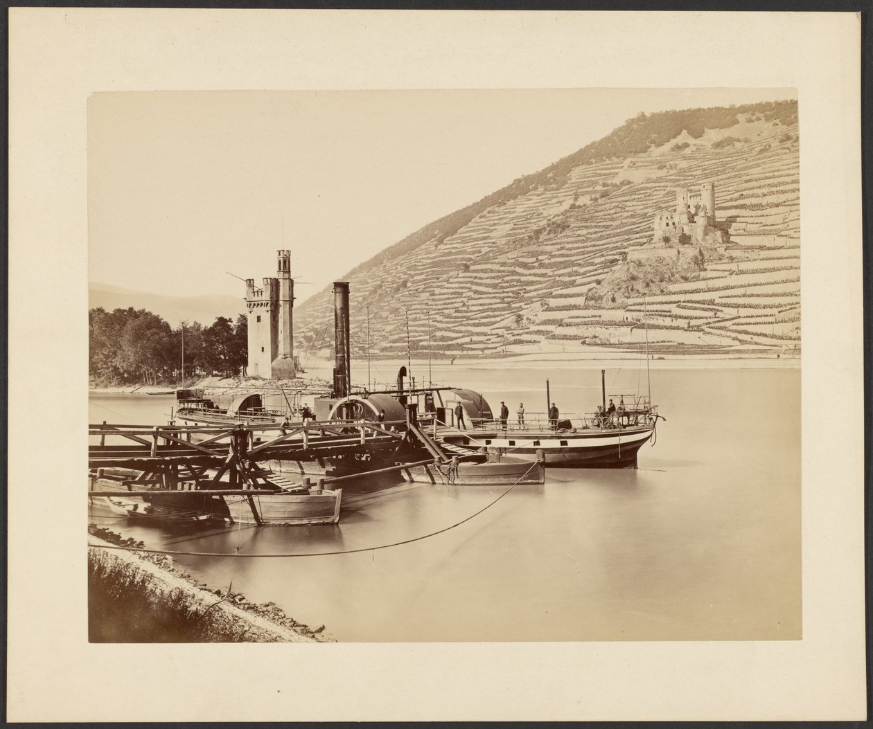 [Mouse Tower on the Rhine] autorstwa Unknown artist