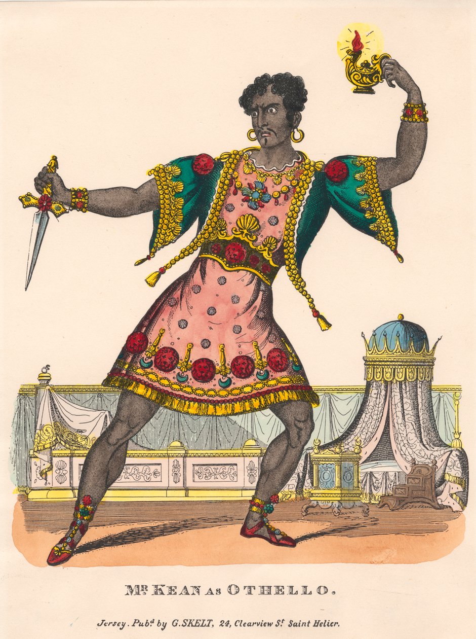 Pan Kean jako Othello autorstwa Unknown artist