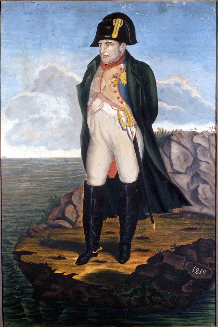 Napoleon na Św. Helenie autorstwa Unknown artist