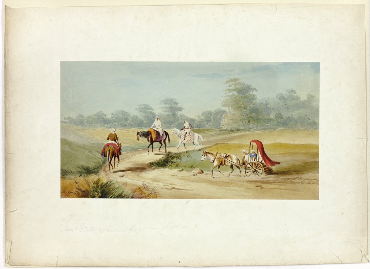 Podróżowanie po Indiach autorstwa Unknown artist