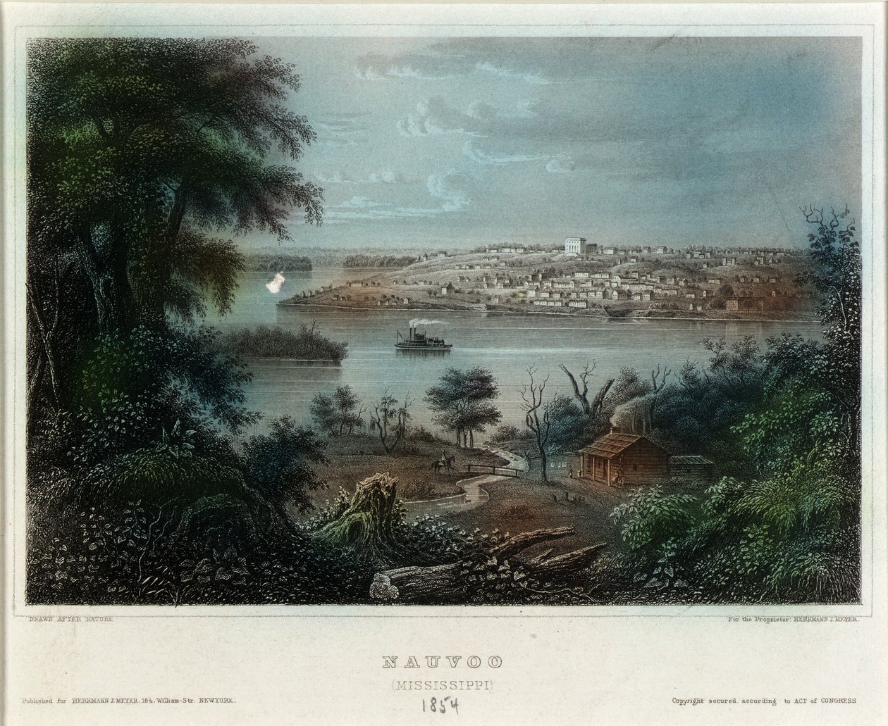 Nauvoo (Mississippi) autorstwa Unknown artist