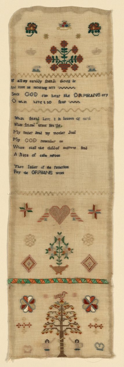Needlecase Sampler autorstwa Unknown artist