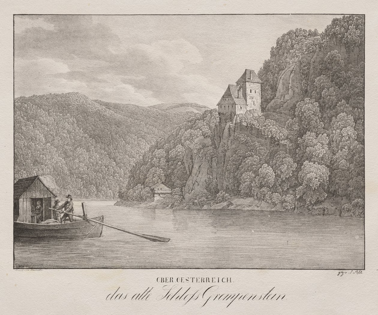 Dolna Austria, Stary Zamek Grempenstein autorstwa Unknown artist