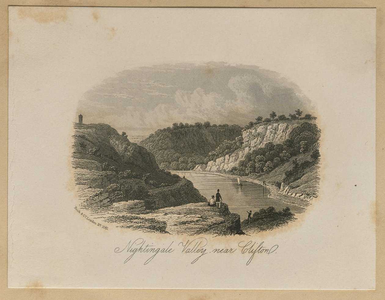 Nightingale Valley, w pobliżu Clifton autorstwa Unknown artist