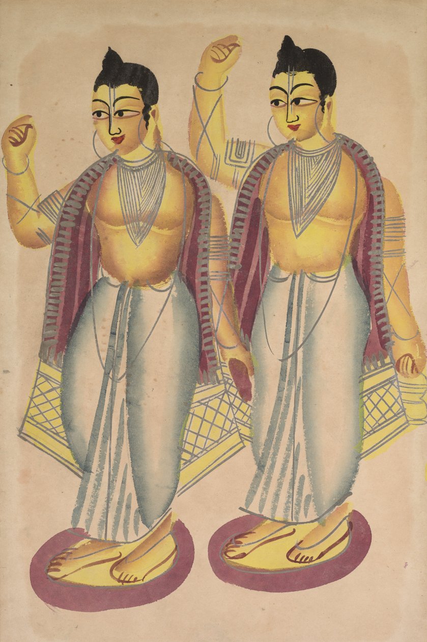 Nitai i Gaur autorstwa Unknown artist