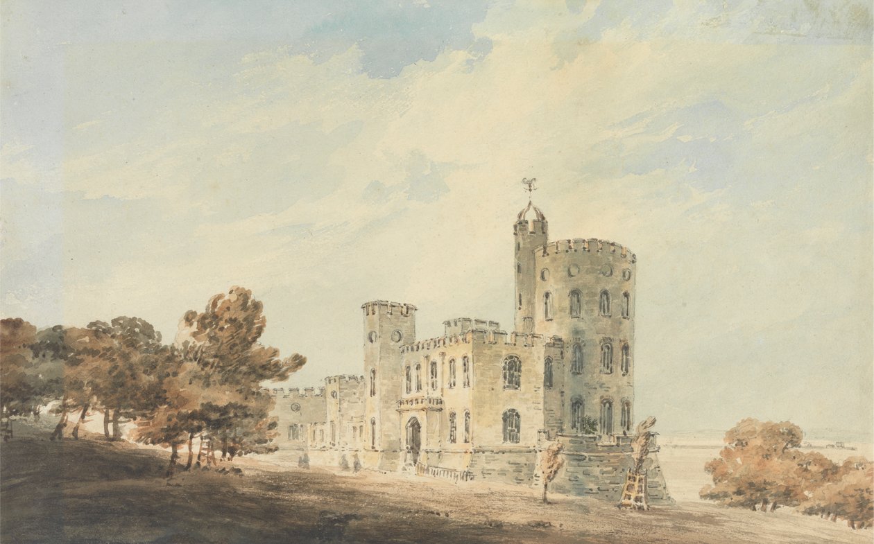 Zamek Norris, wyspa Wight autorstwa Unknown artist