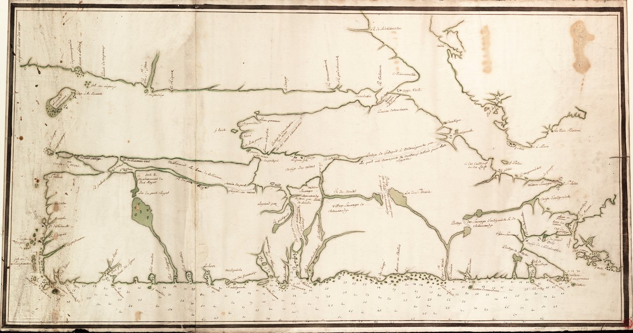 Nowa Szkocja, ok. 1760 r. (papier) autorstwa Unknown artist