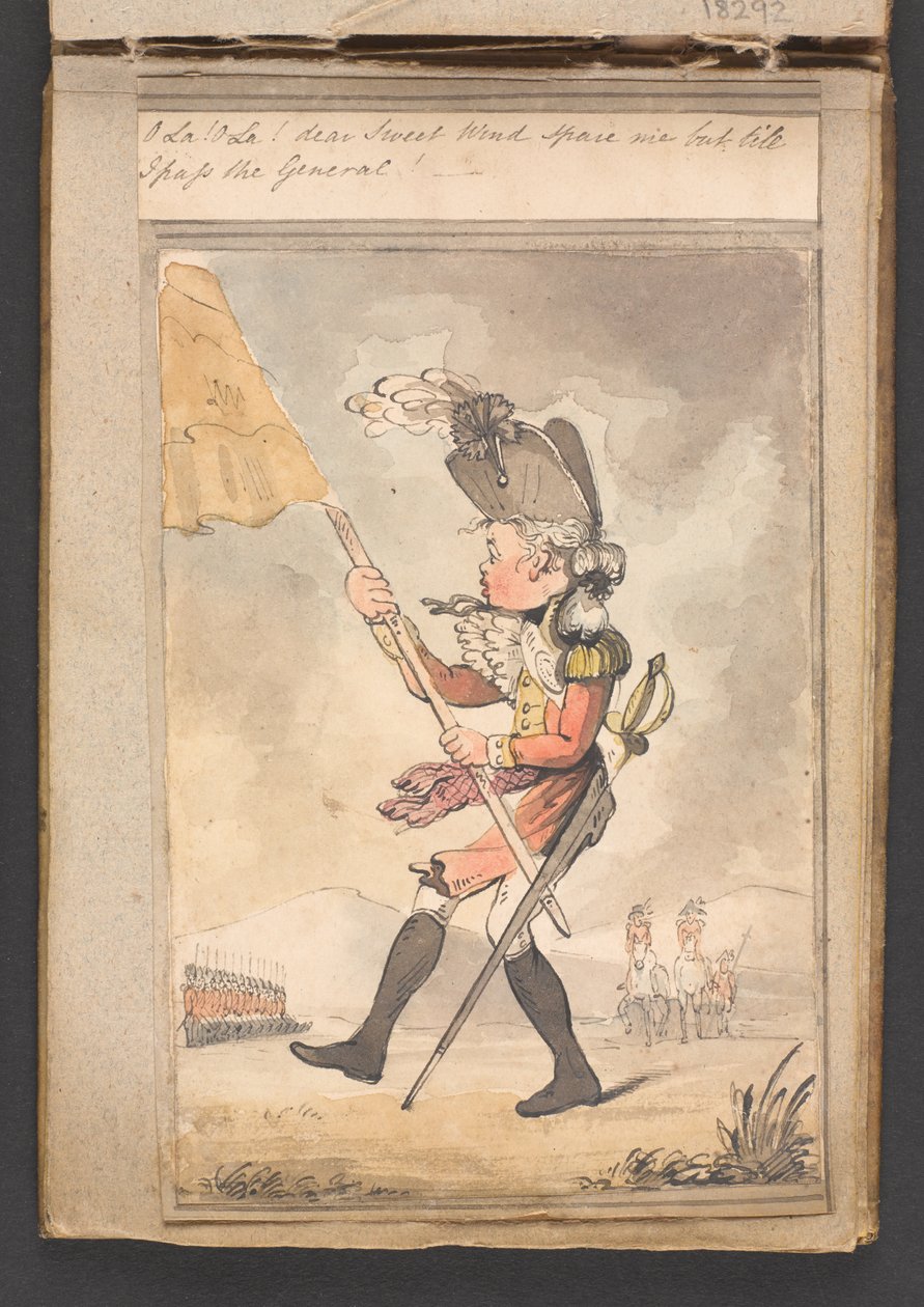 „O La! O La! drogi słodki wiatr oszczędź, ale dopóki nie minę generała” autorstwa Unknown artist