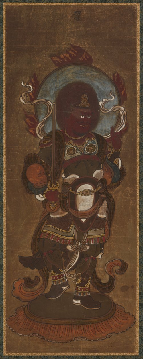 Jeden z dwunastu dewów: Rasetsu-ten (<em>Raksasa</em>, a konkretnie <em>Nirrti</em>) autorstwa Unknown artist