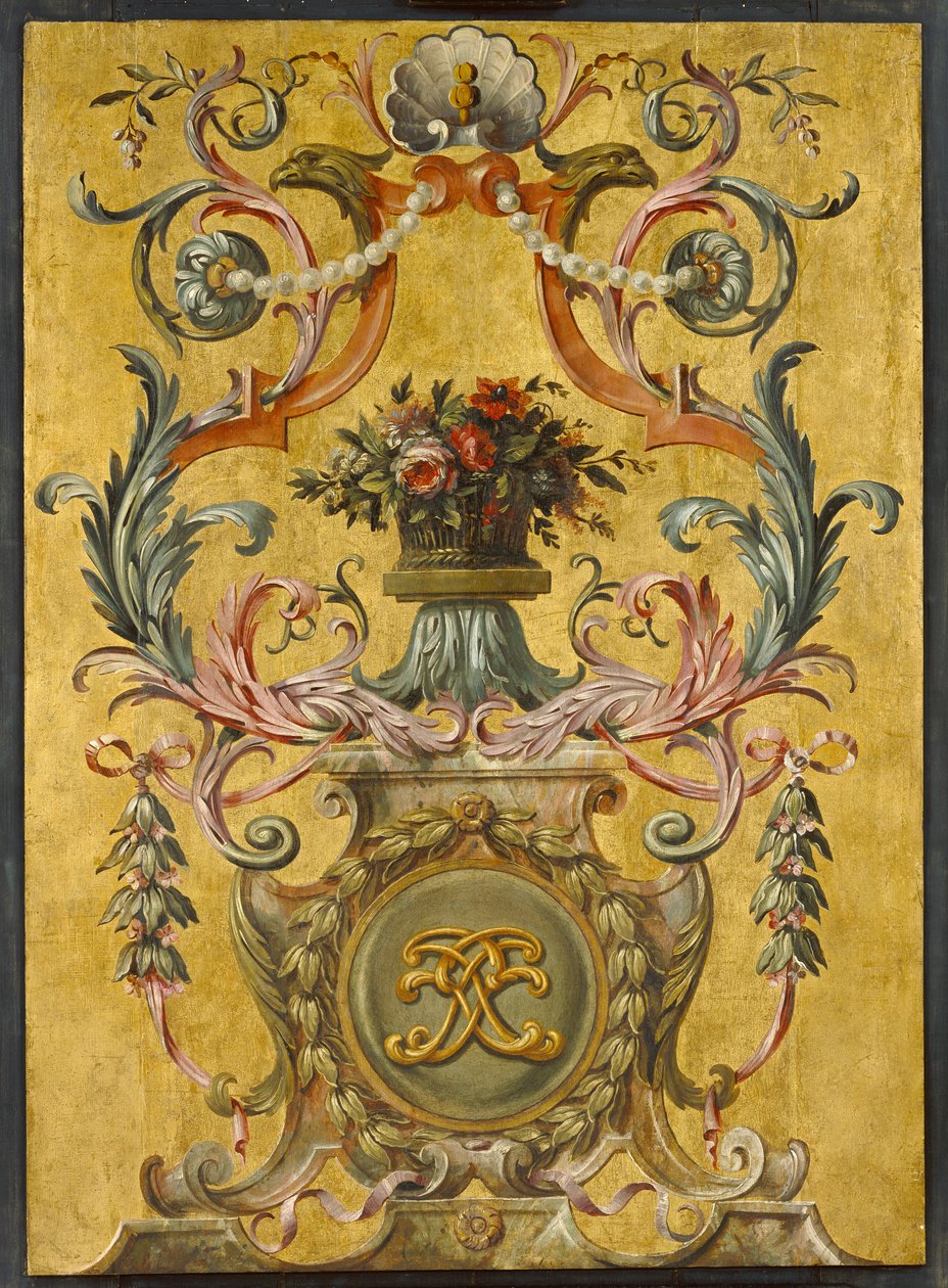 Jeden pomalowany panel autorstwa Unknown artist