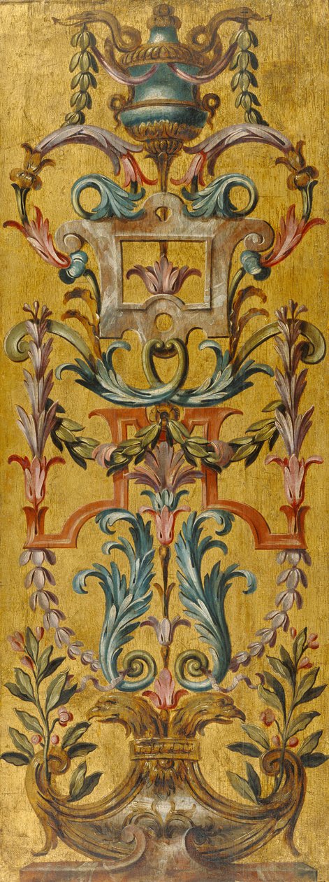 Jeden pomalowany panel autorstwa Unknown artist