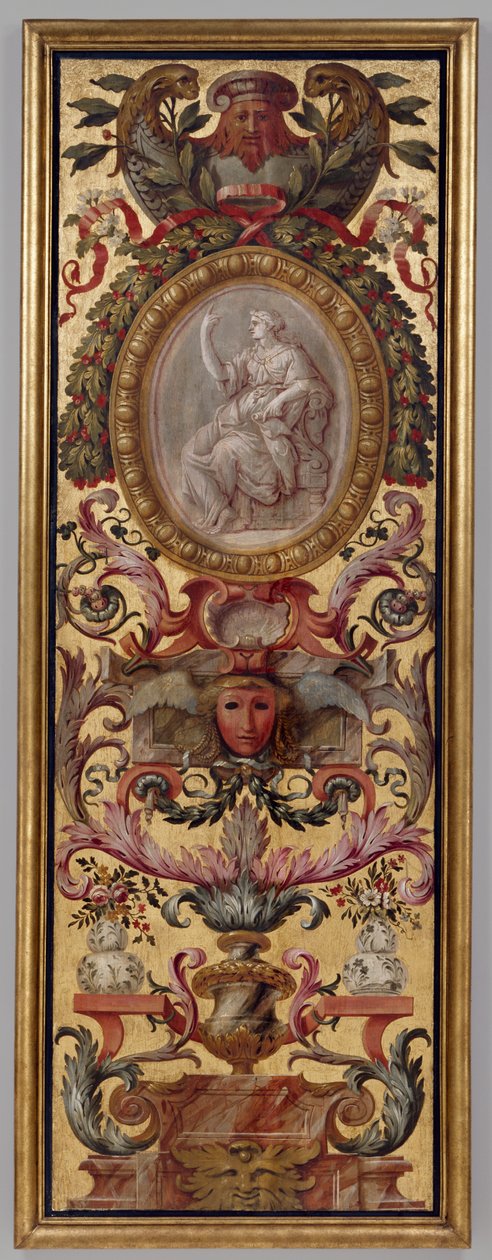 Jeden pomalowany panel autorstwa Unknown artist