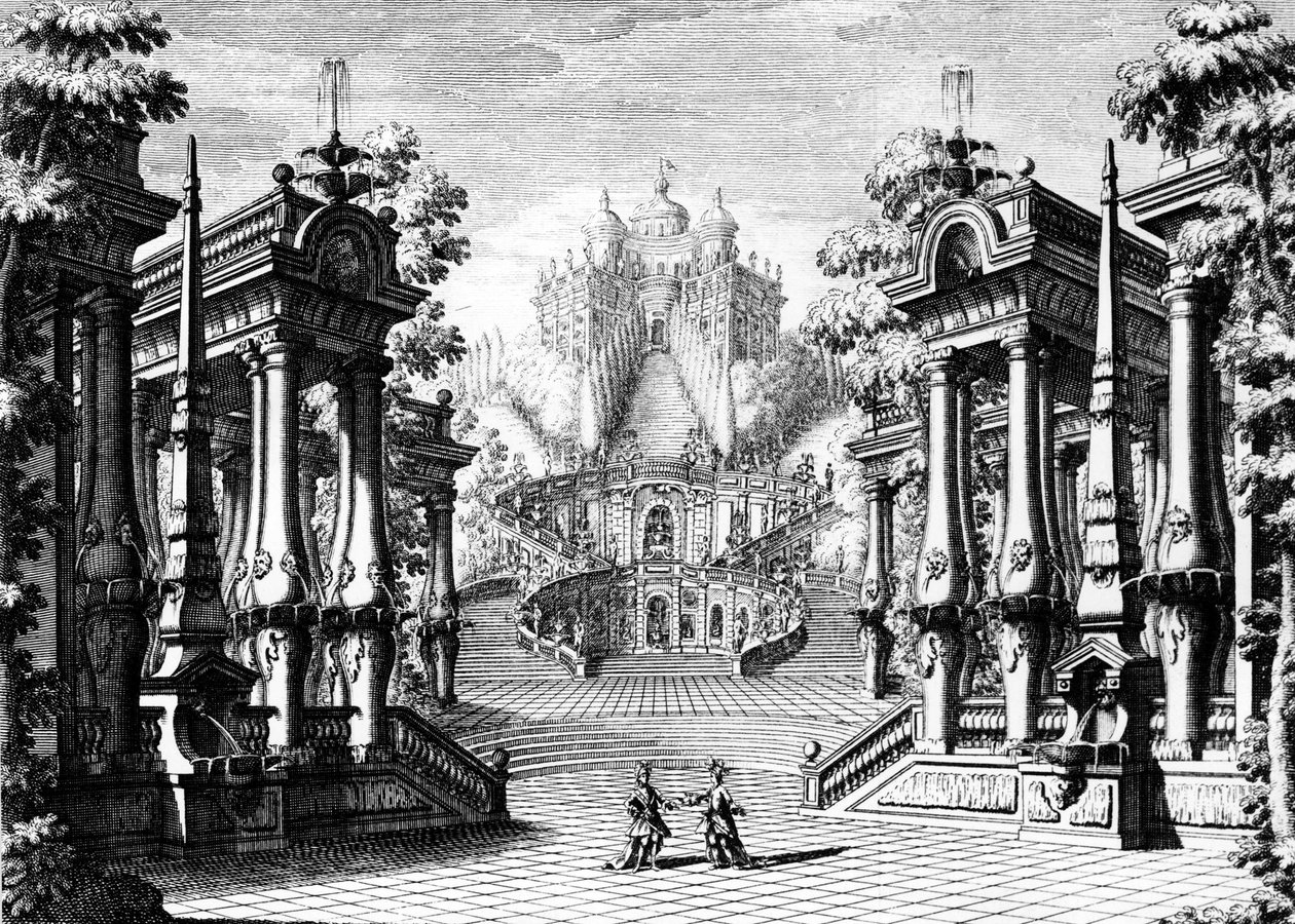 Opera: „”La Clemenza di Tito””, Antonio Mazzoni, muzyka Mozarta, Lizbona 1755, Biblia. opery. autorstwa Unknown artist
